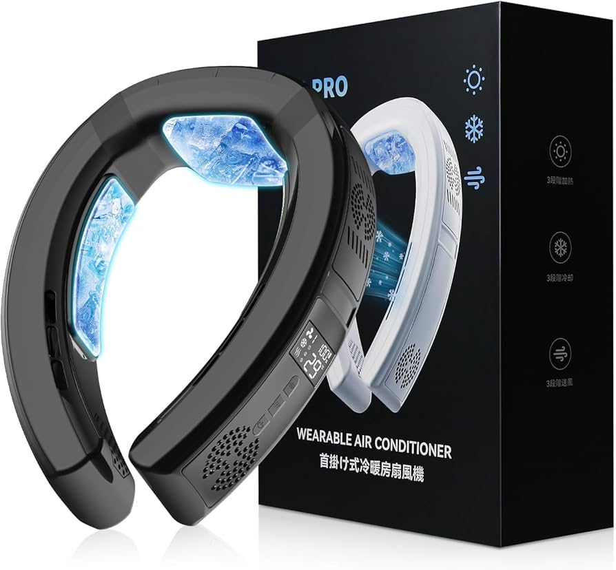 Amazon | ネッククーラー 首掛け扇風機 冷却プレート 【2025年夏